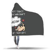 Meow Hooded Blanket - Funny Kitten Shop