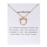 Purrfection Kitten Necklace - Funny Kitten Shop