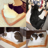 Toast Bread Slice  Bed For Cats - Funny Kitten Shop