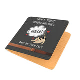 Meow Mens Wallet - Funny Kitten Shop
