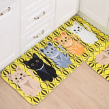 Kitten Anti-Slip Floor Mats - Funny Kitten Shop