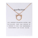 Purrfection Kitten Necklace - Funny Kitten Shop