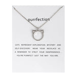 Purrfection Kitten Necklace - Funny Kitten Shop