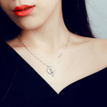 Cat Moon Necklace - Funny Kitten Shop