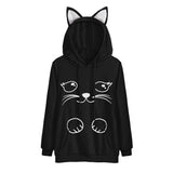 Kitty Ears Hoodie - Funny Kitten Shop