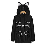 Kitty Ears Hoodie - Funny Kitten Shop